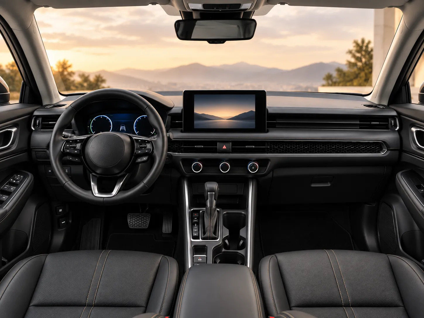 کابین جلو و داشبورد Honda HR-V e:HEV 2.0