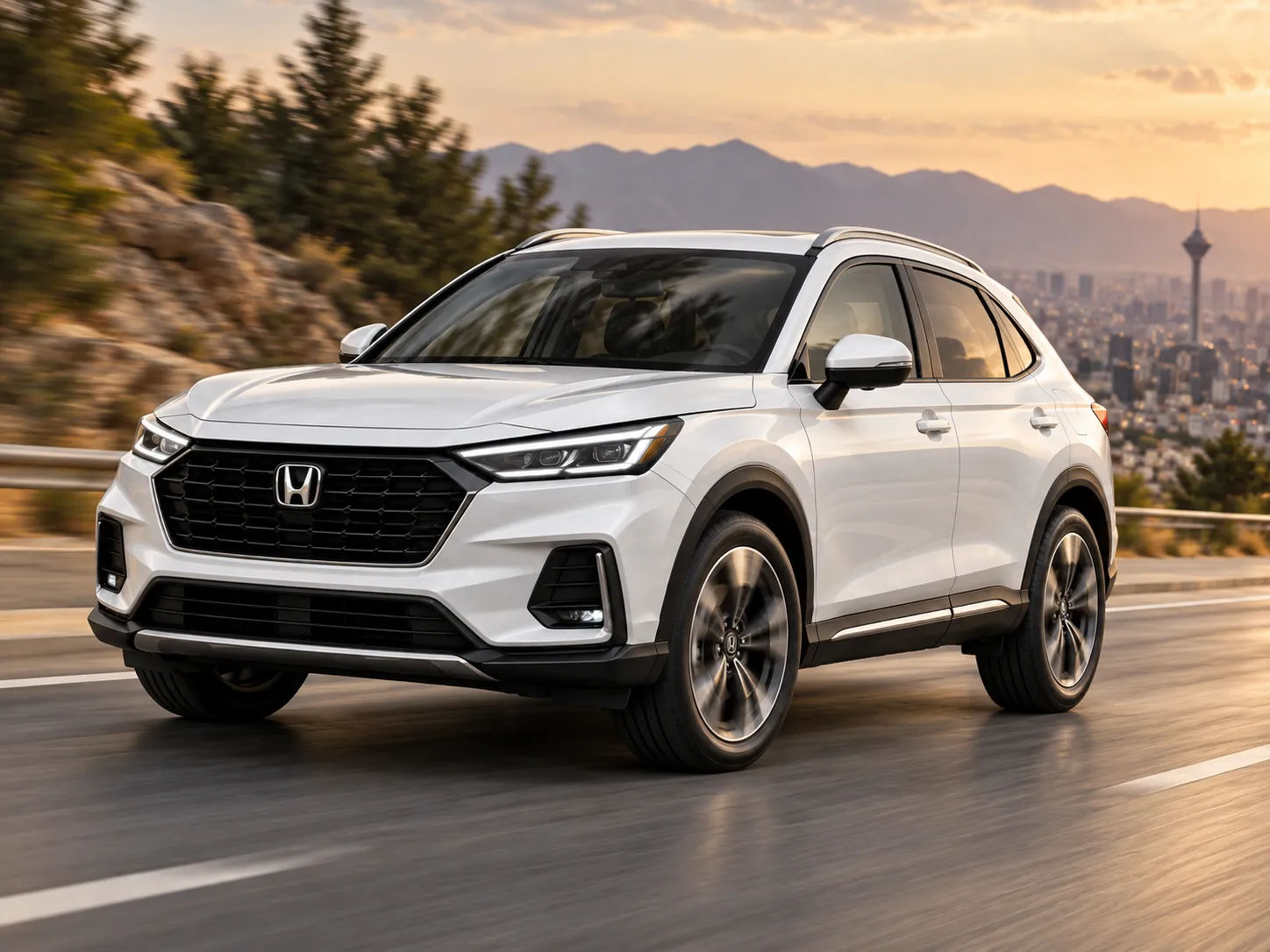 Honda HR-V e:HEV 2.0 در حال حرکت