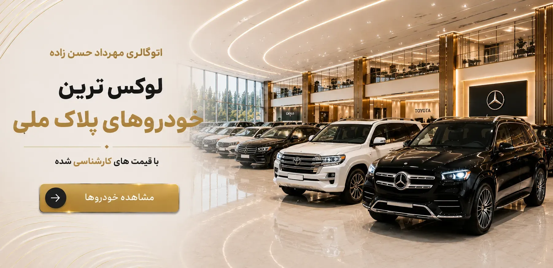 خودرو های لوکس پلاک ملی